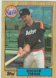 1987 Topps Baseball Cards      386     Dickie Thon
